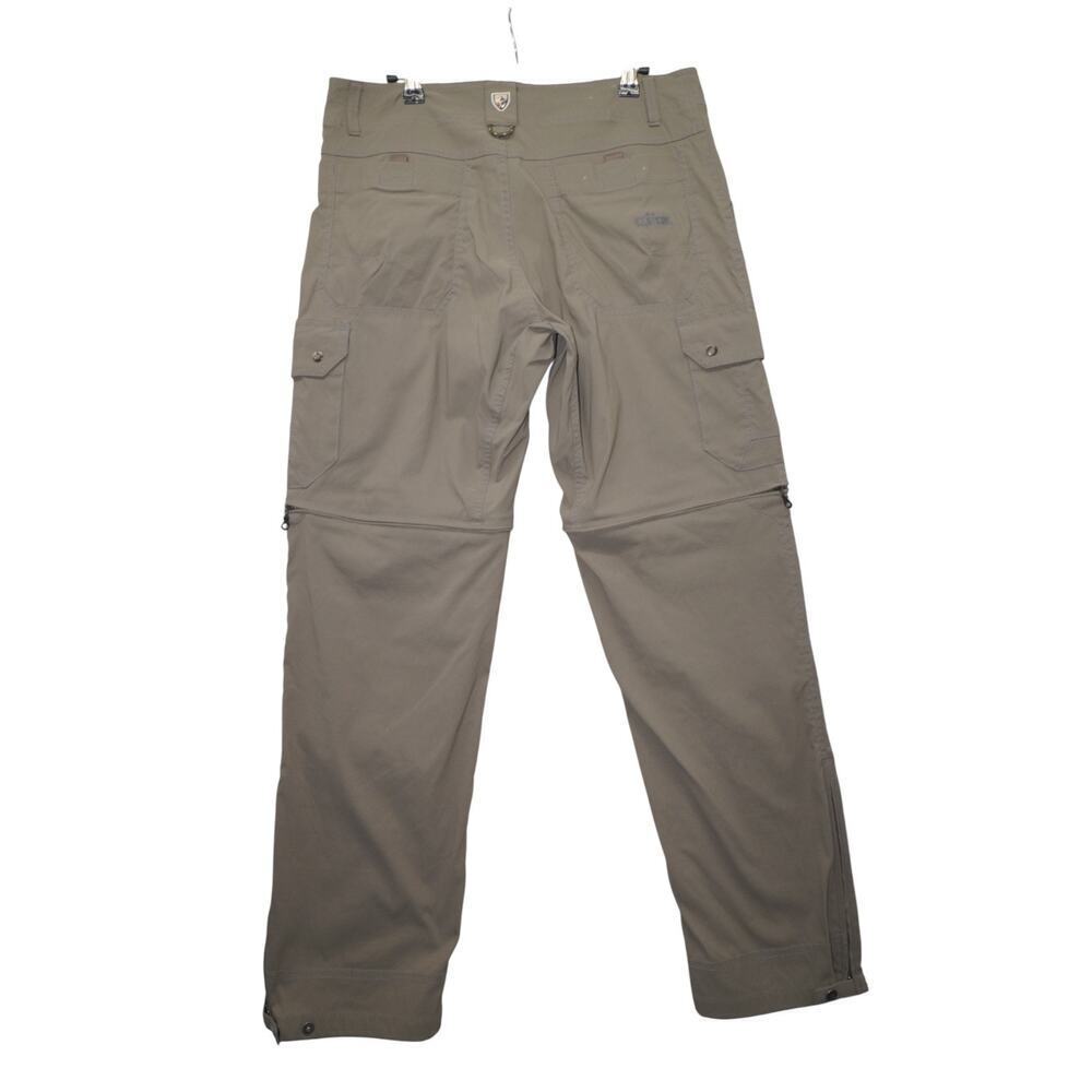KUHL Convertible Hiking Pants Men’s 32x30 Zip Off Cargo Outdoor Trail Travel - Picture 4 of 13
